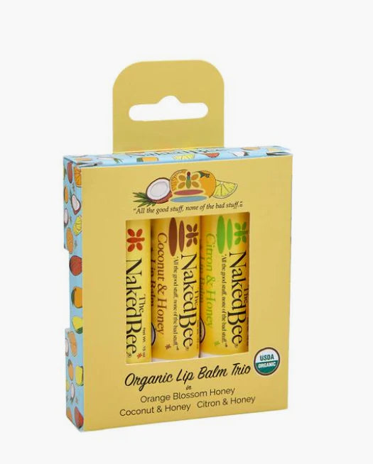 3pk Organic Lip Balm Gift Set