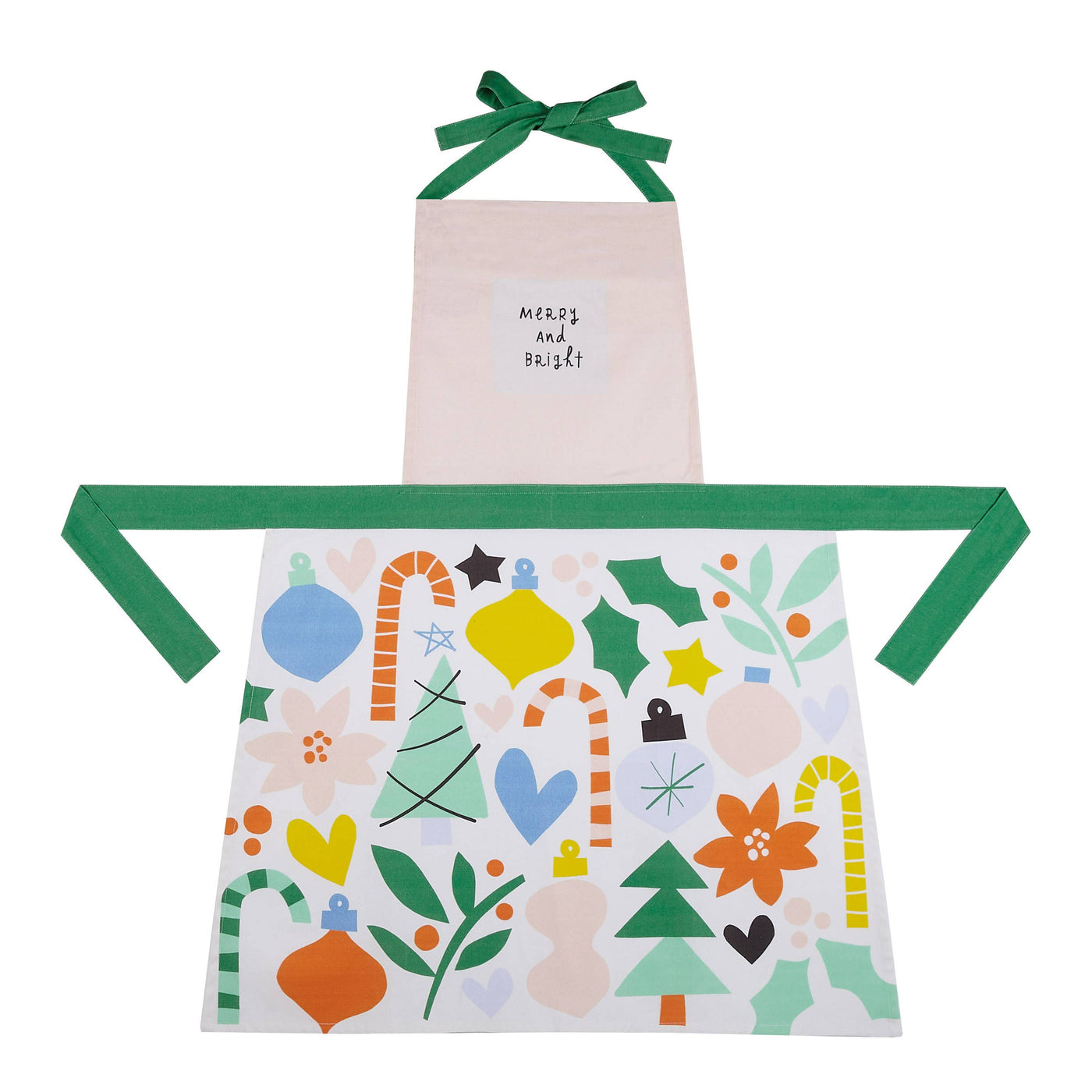 Holiday Icons Print Apron by Ampersand