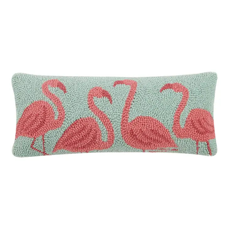 Flamingo Beach Pillow