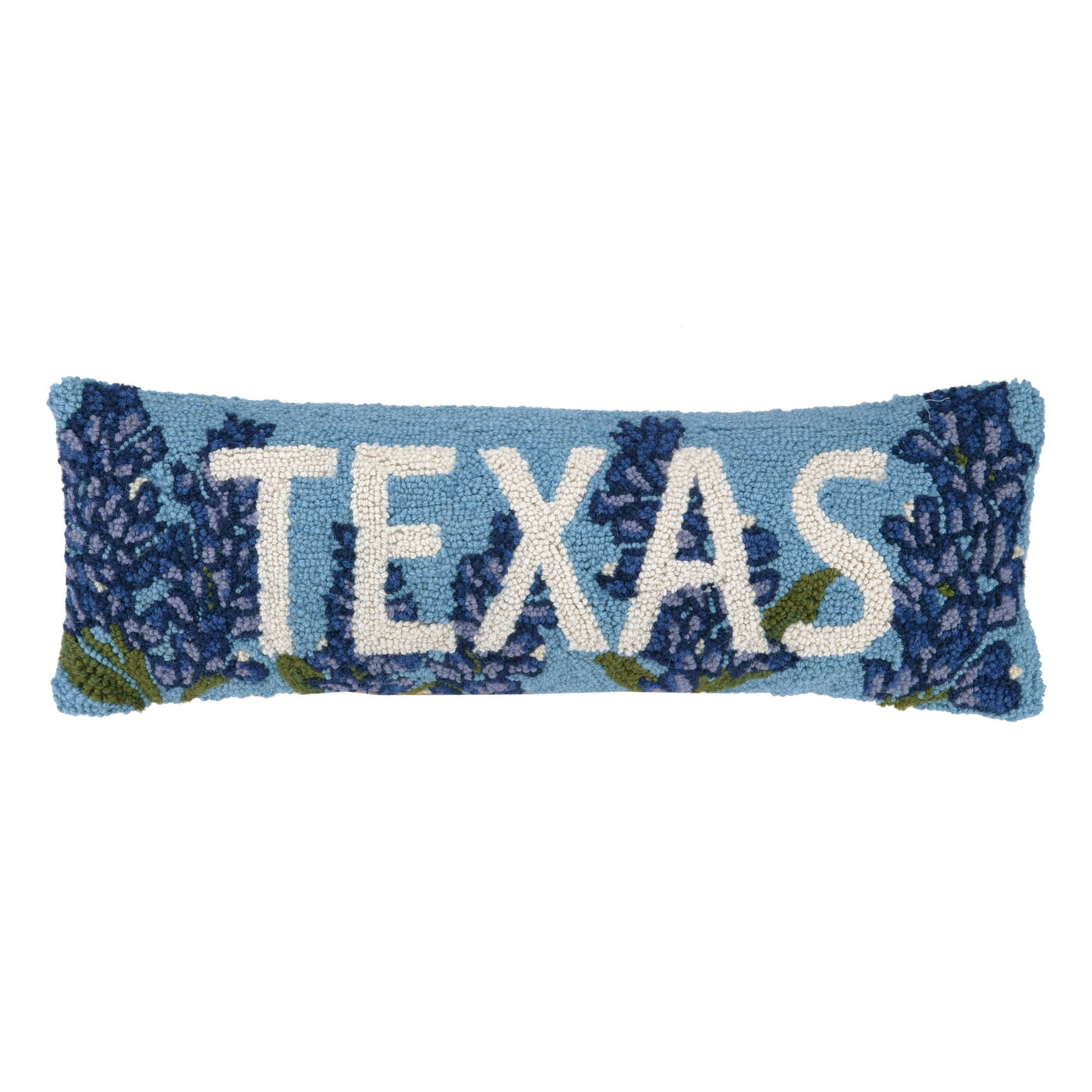 TEXAS BLUE BONNET HOOK PILLOW