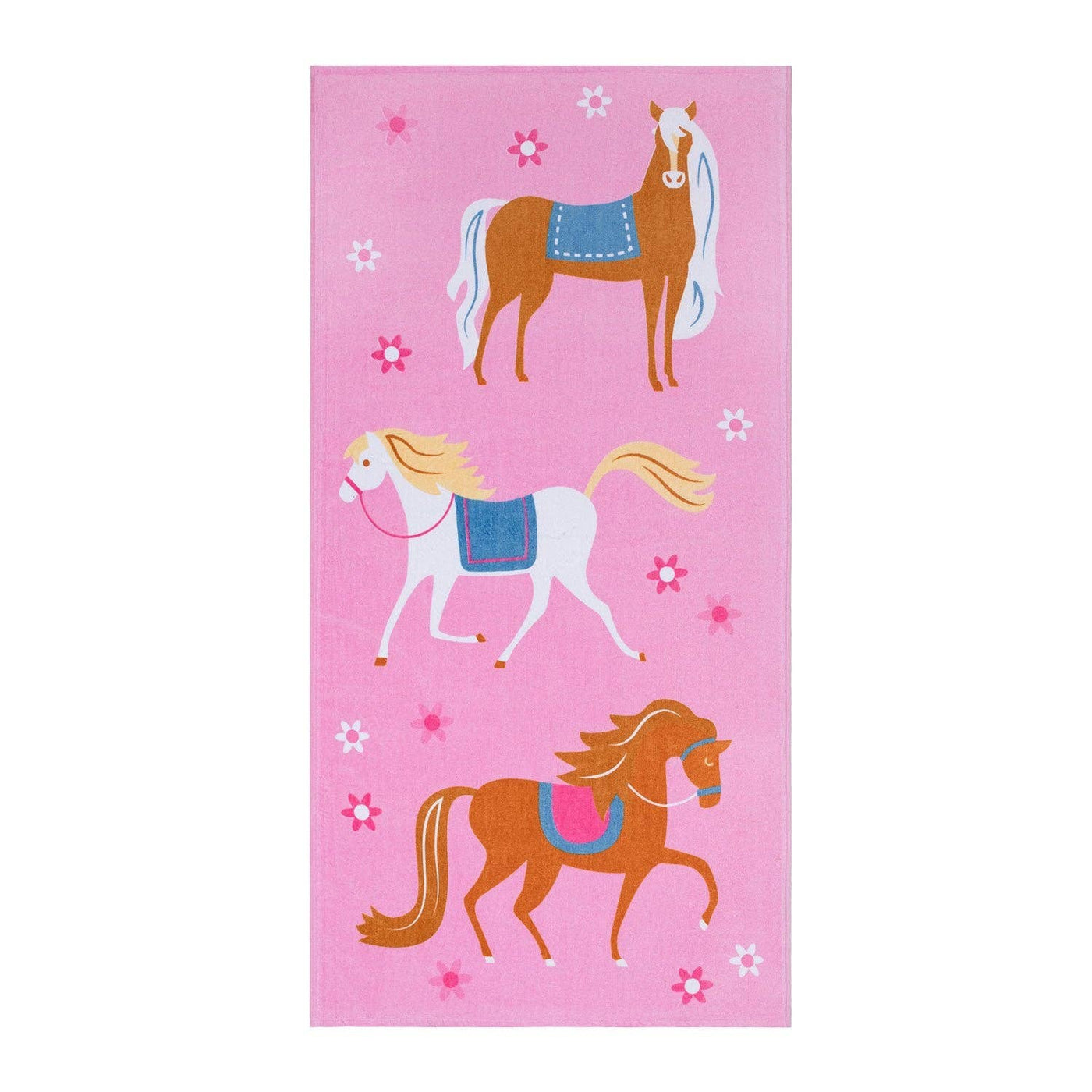 Horses 100% Cotton Beach Towel