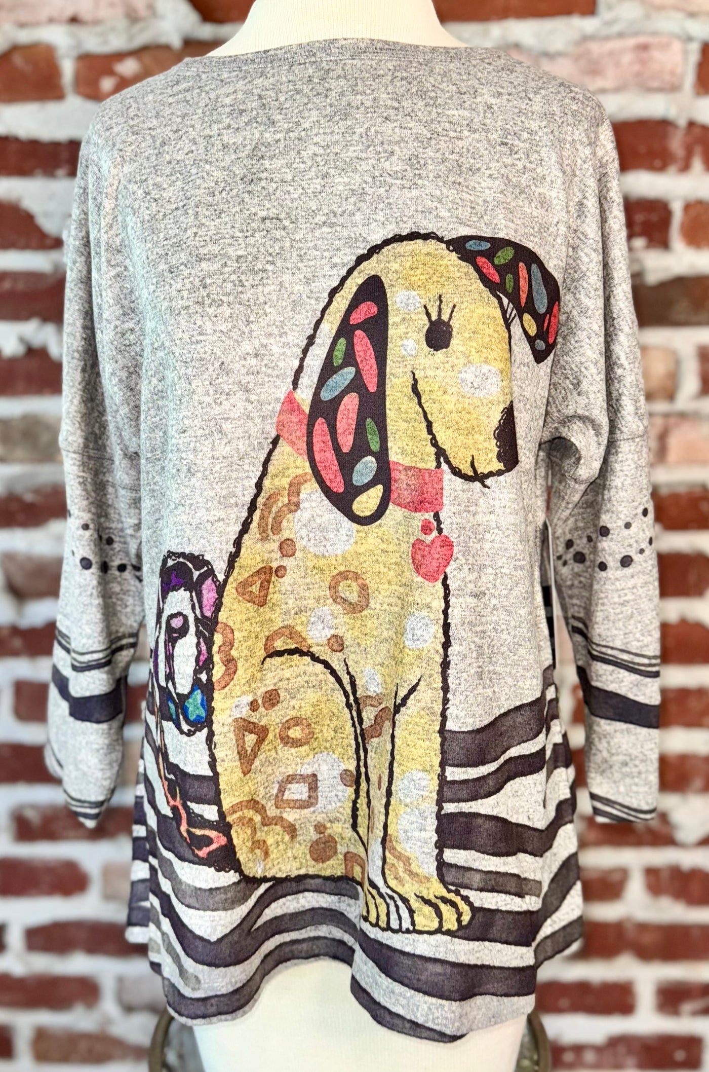 KNIT POP-OVER TUNIC 3/4 SLV