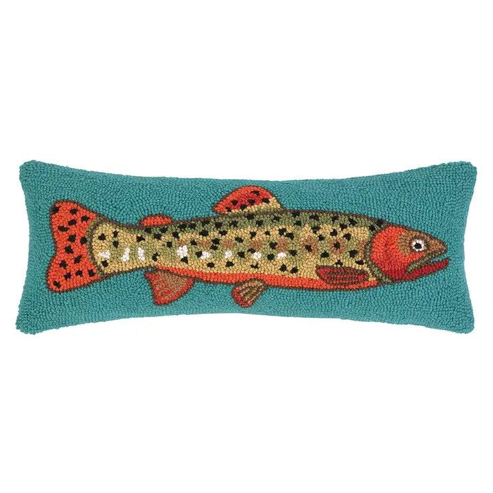 TROUT RIGHT HOOK PILLOW