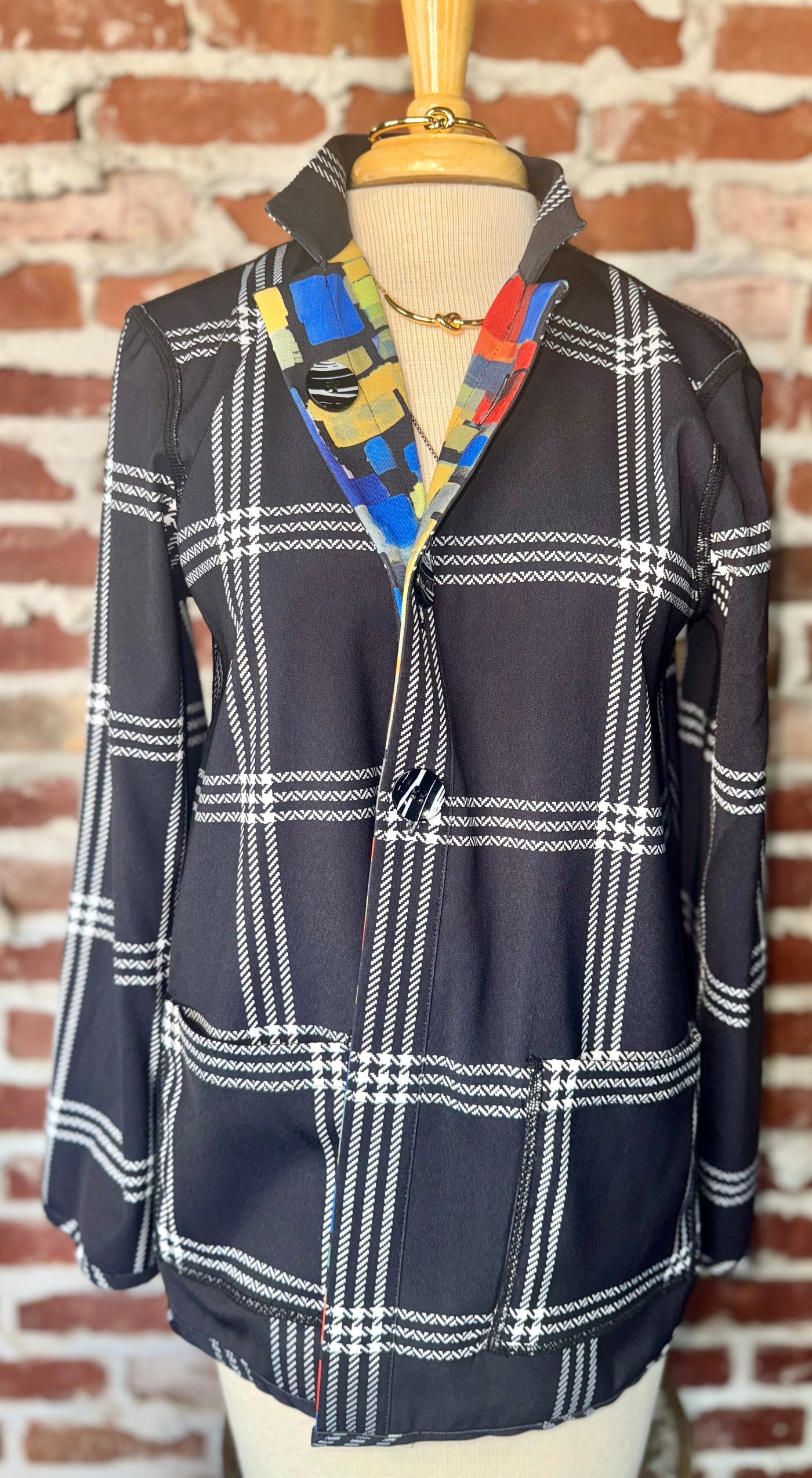 WOVEN REVERSABLE JACKET