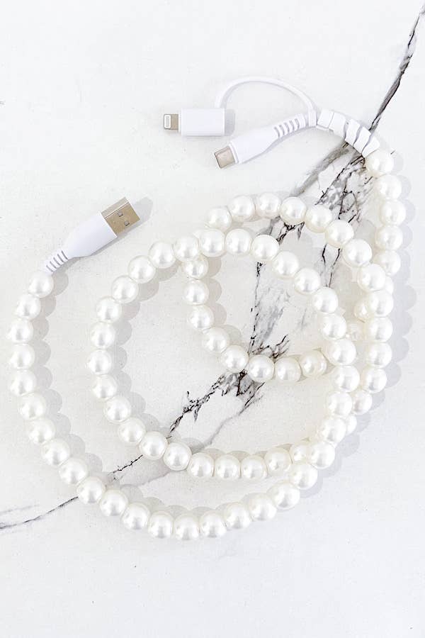 Pearl Cord Phone Charger