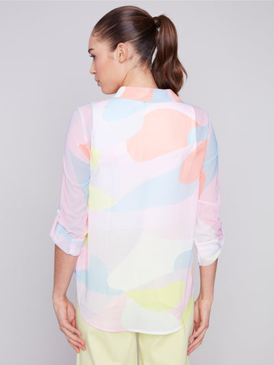 Printed Chiffon Blouse