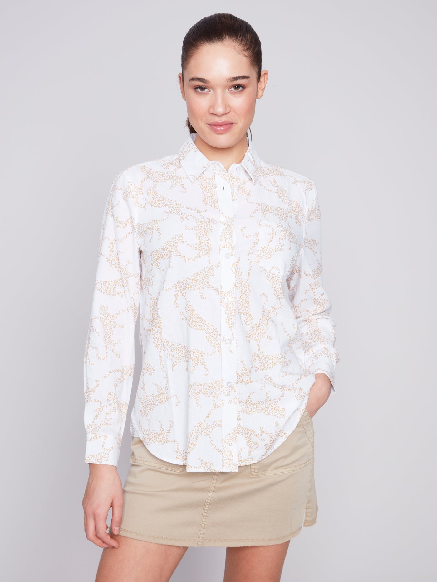 Linen Viscose Blend Shirt