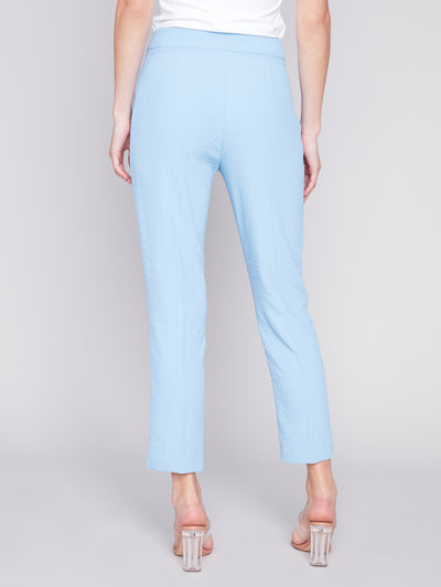 Side-Slit Tapered Leg Pants