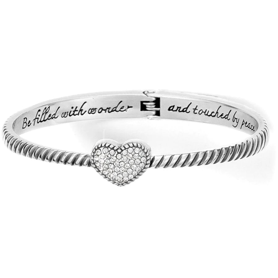 CELESTIA  HEART HINGED BANGLE