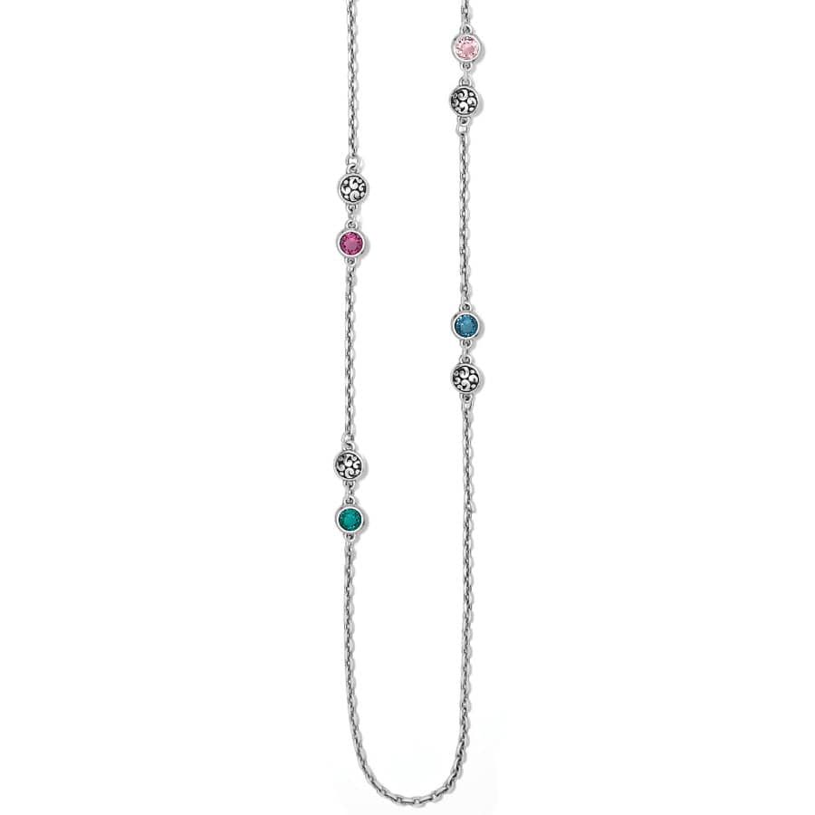 ELORA GEM DOTS LONG NECKLACE