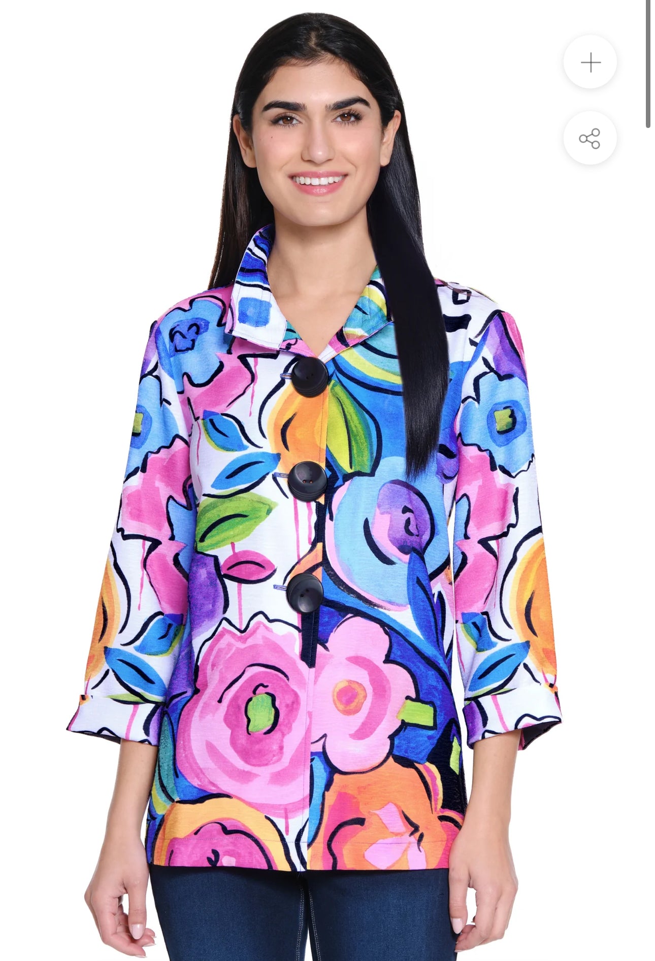 PRINTED WOVEN JACKET