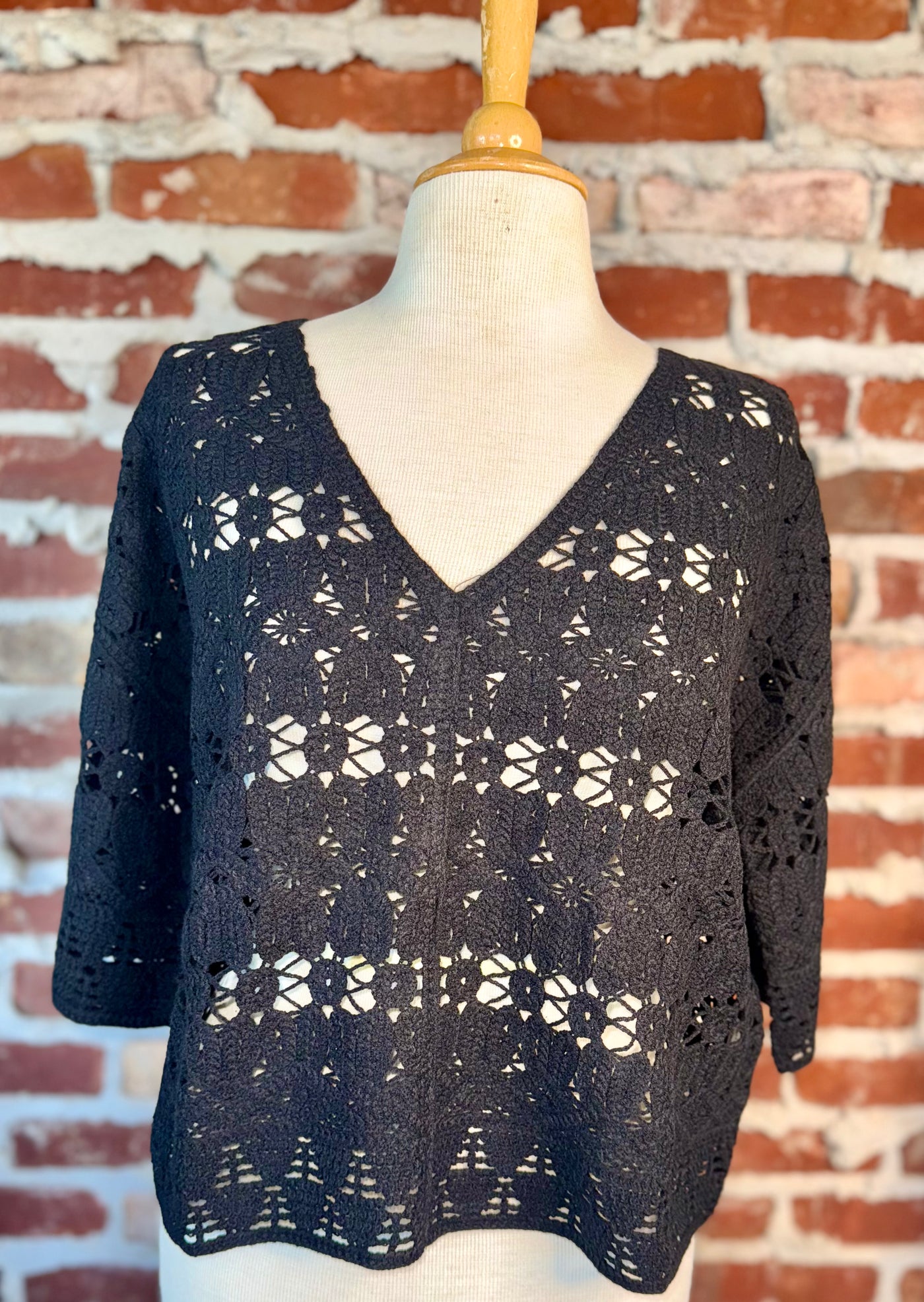 MACHINE CROCHET POPOVER TOP
