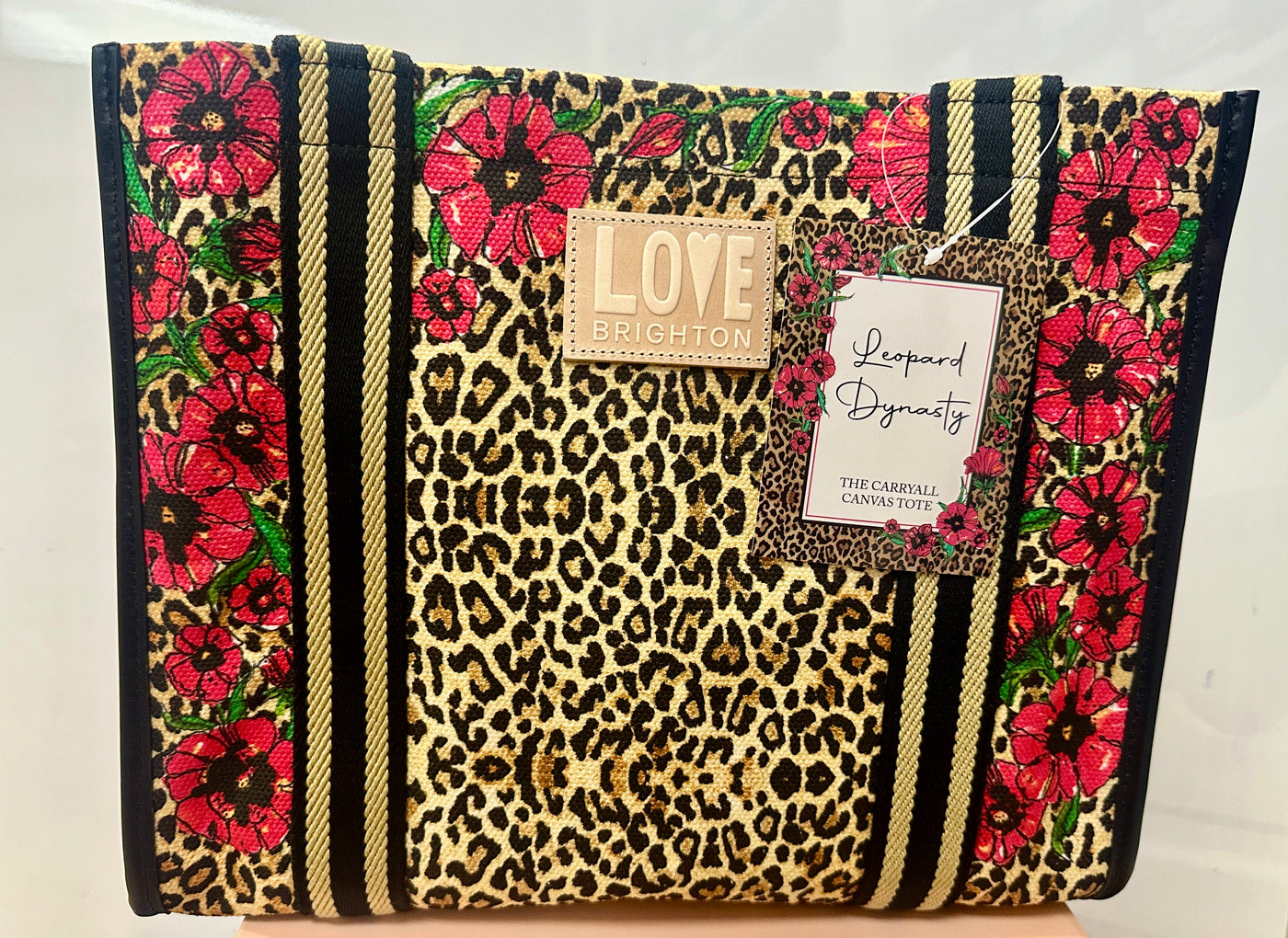 Leopard Dynasty Canvas Carry All