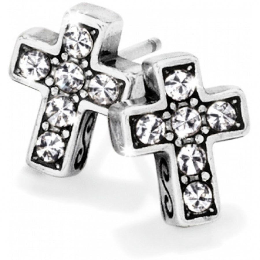 STARRY NIGHT CROSS MINI POST EARR