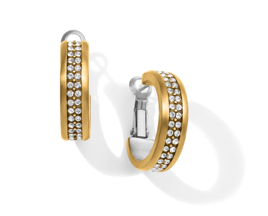 Meridian Two Tone Hoop Earrings