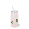 CHRISTMAS TREE CHARM SODA GLASS 16 OZ.