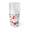 SANTA CLAUS FRONT FLEX CUP 20 OZ. (SET OF 8)