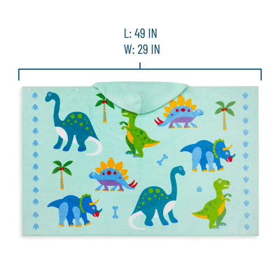 Dinosaur Land Beach Poncho