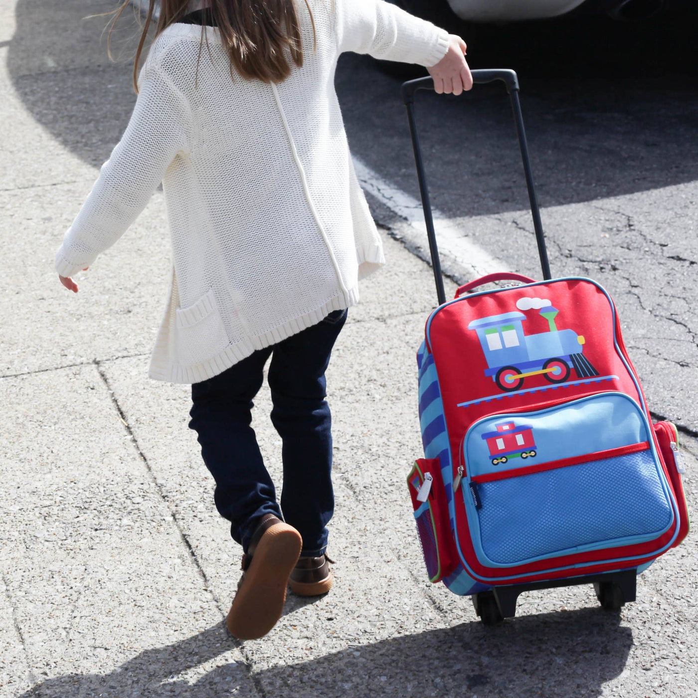 Trains Planes and Trucks Rolling Suitcase