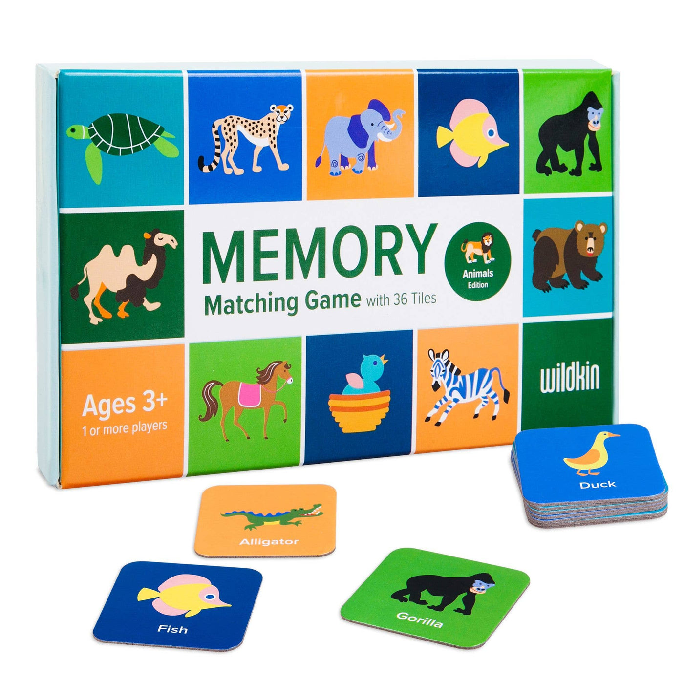 Memory Matching Game 36 pc - Animals Edition - 18 pairs