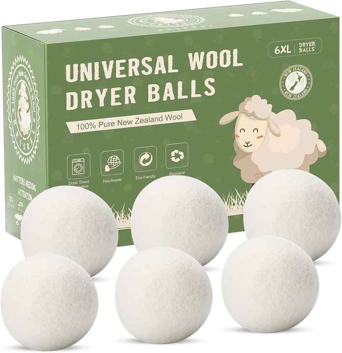 Wool Dryer Balls 6 Pack Laundry Dryer Balls New Zealand Wool