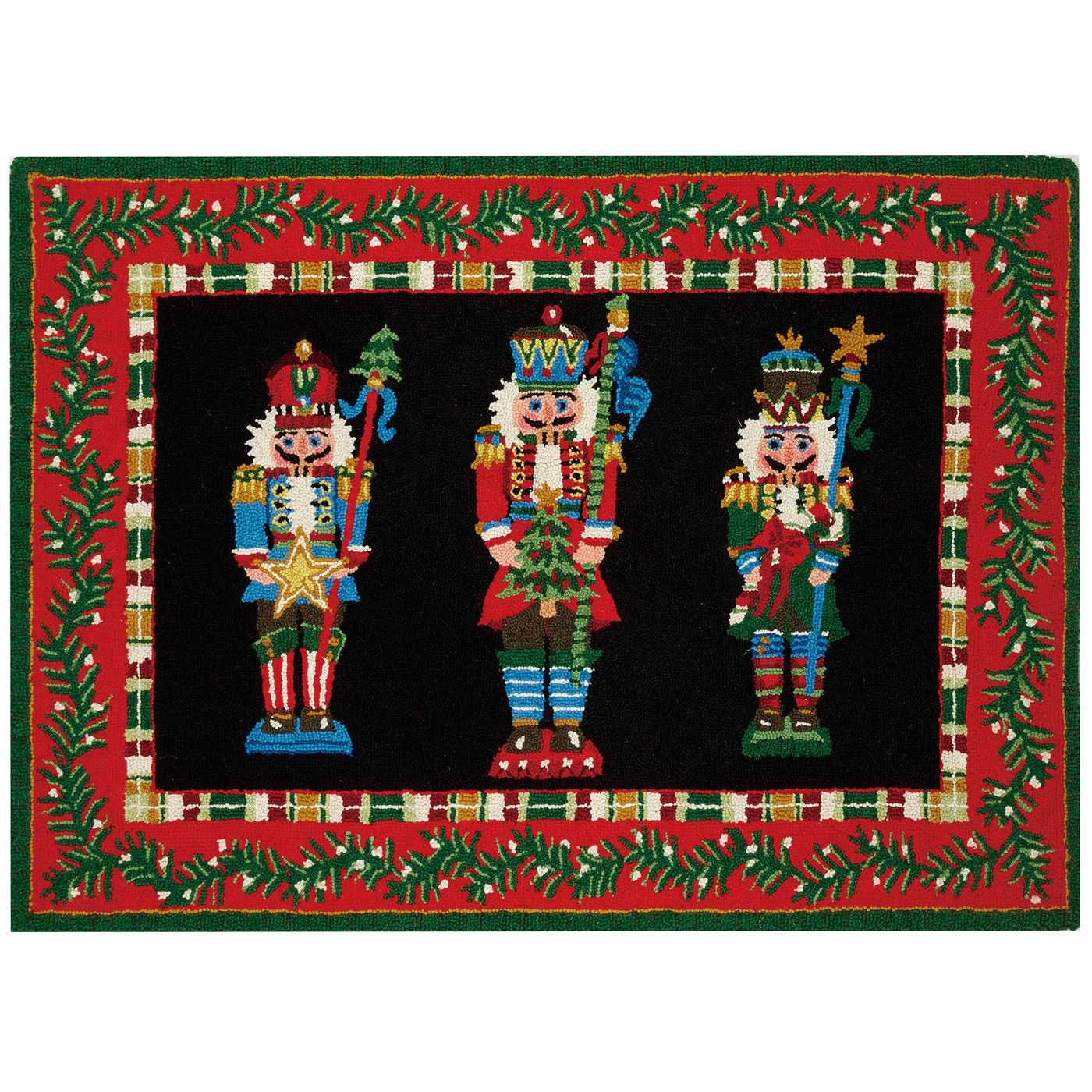 Nutcracker Pageantry Hook Rug - Christmas