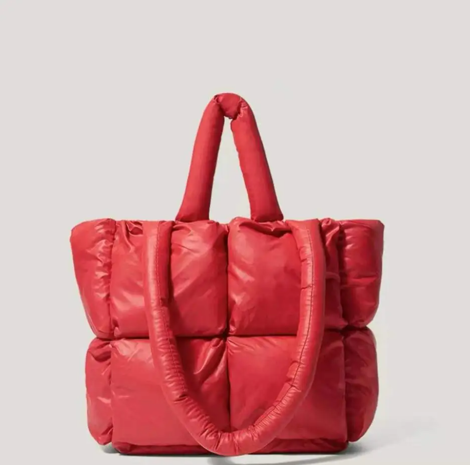 "Tote-ally" Trendy Quilted Puffer Bag