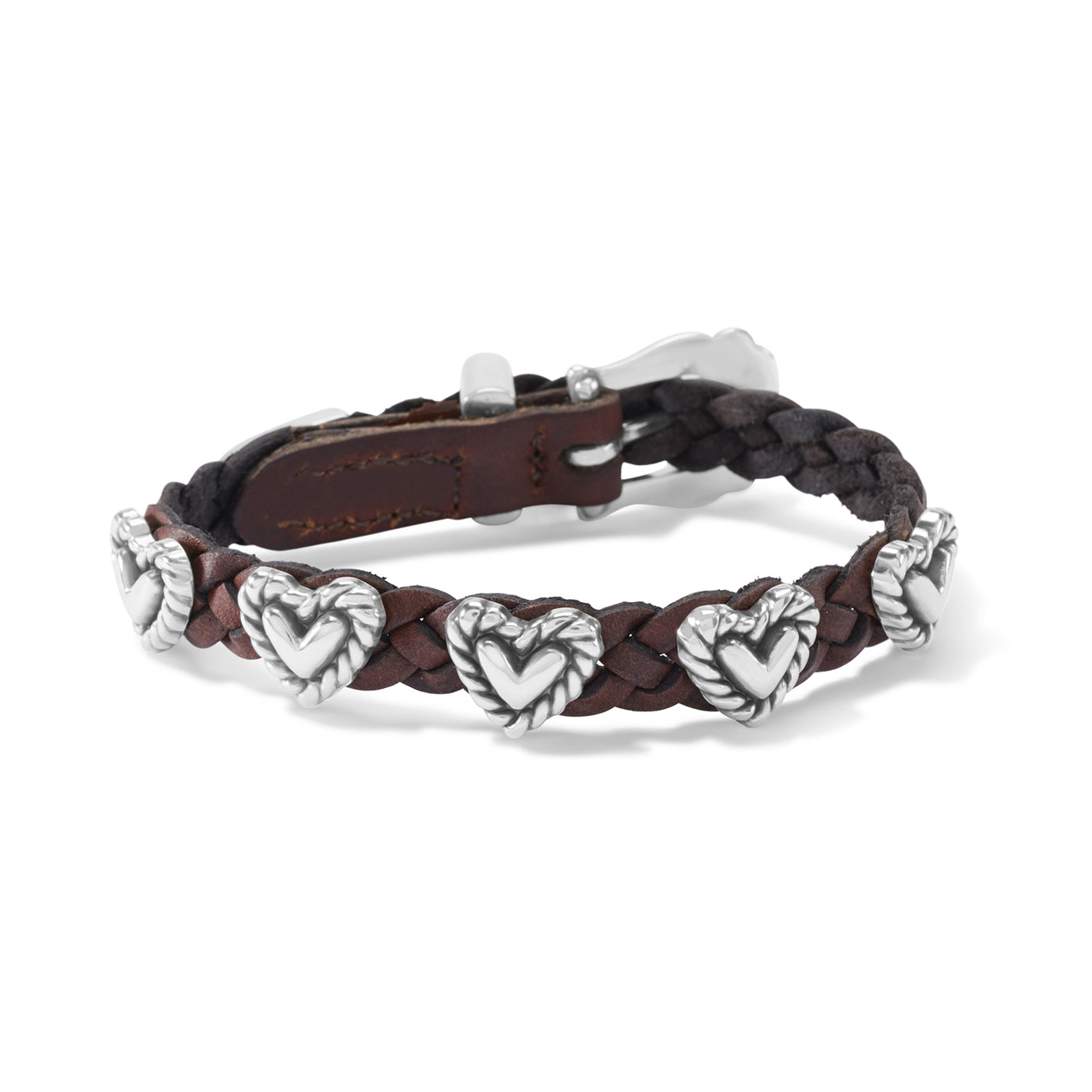 ROPED HEART BRAID BANDIT BRACELET