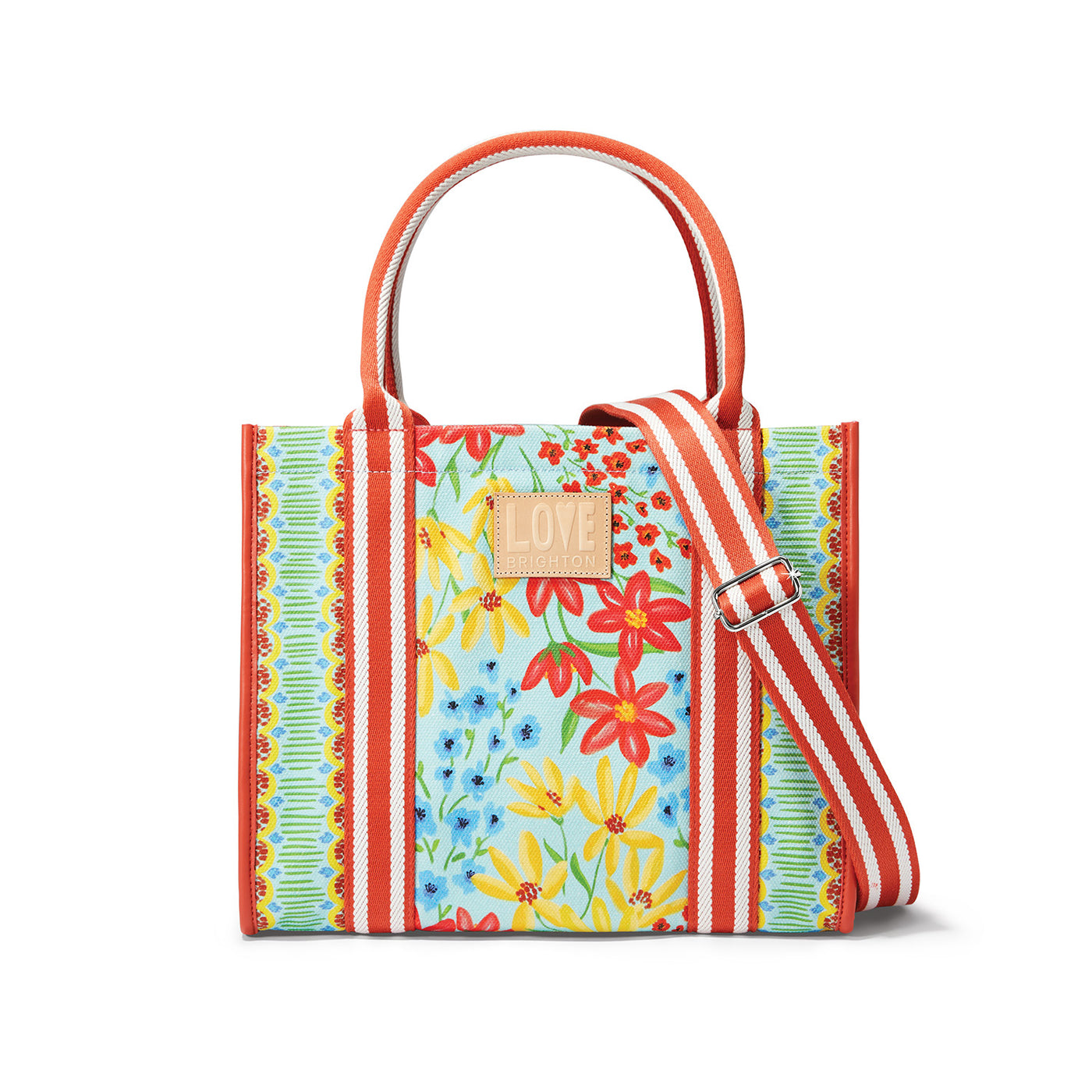 PAIINTERLY GARDEN CANVAS CARRYALL