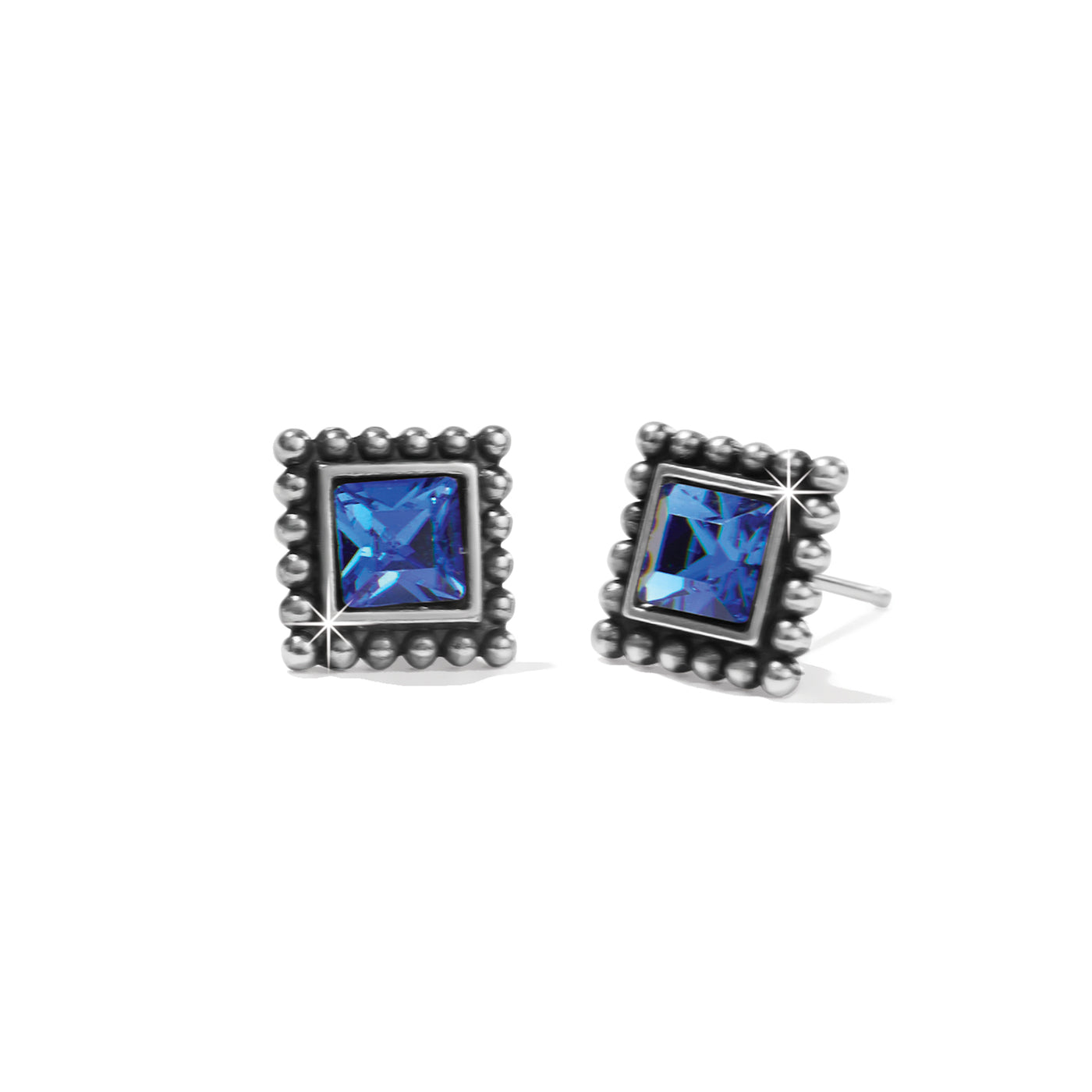 Sparkle Square Blue Mini Post