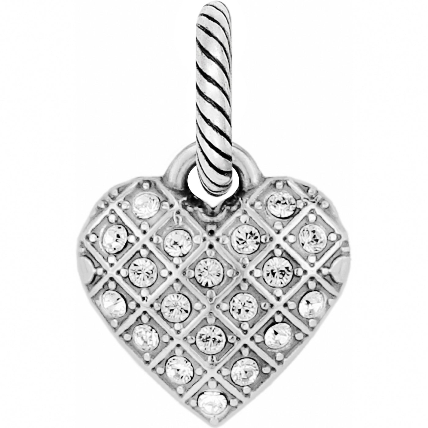 DIAMOND HEART CHARM