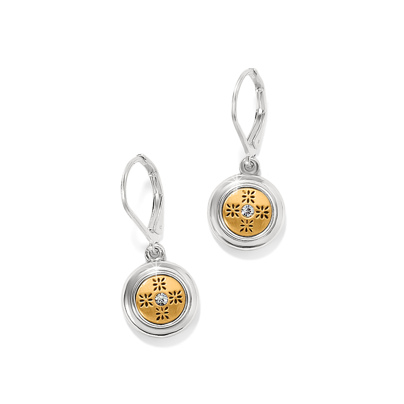 MOSAIC ROUND MINI LEVERVACK EARRING