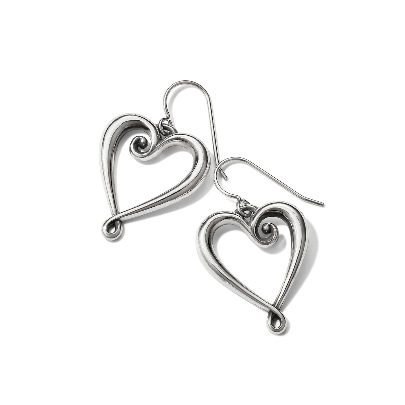 Whimsical heart French Wire Earrings