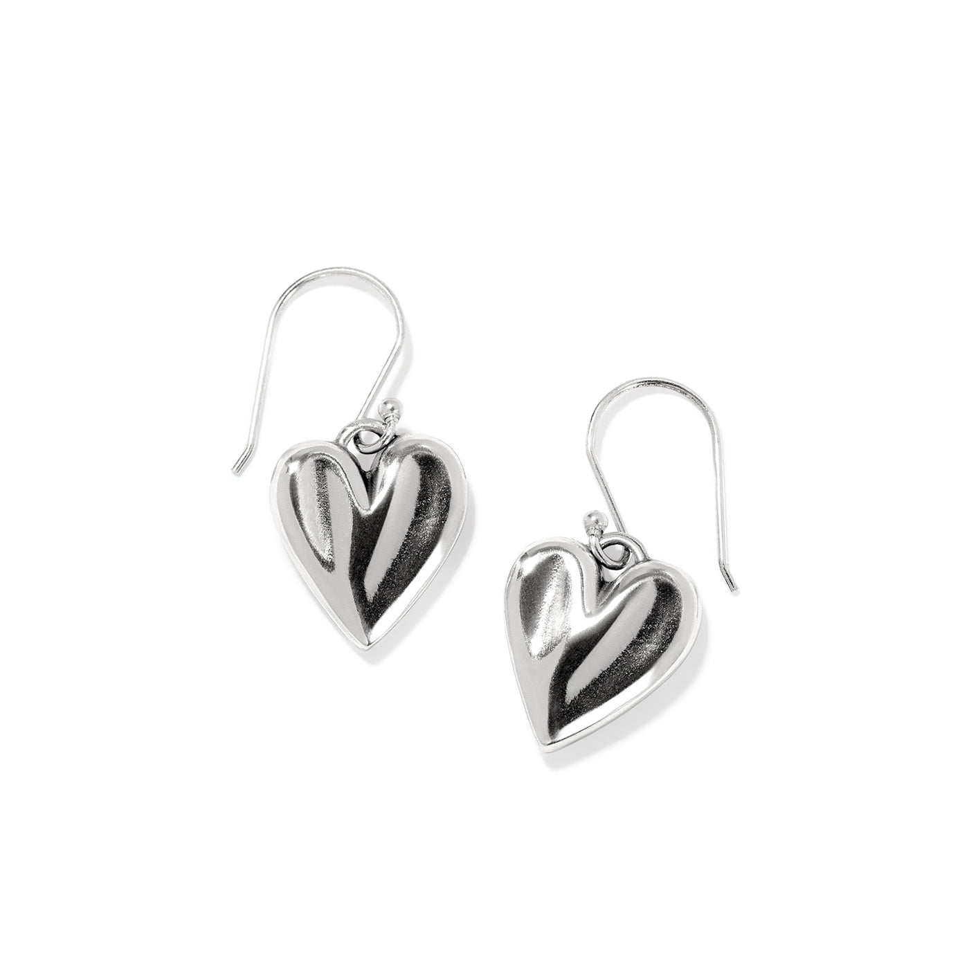 CASCADE HEART REVERSIBLE FRENCH WIRE EARRINGS