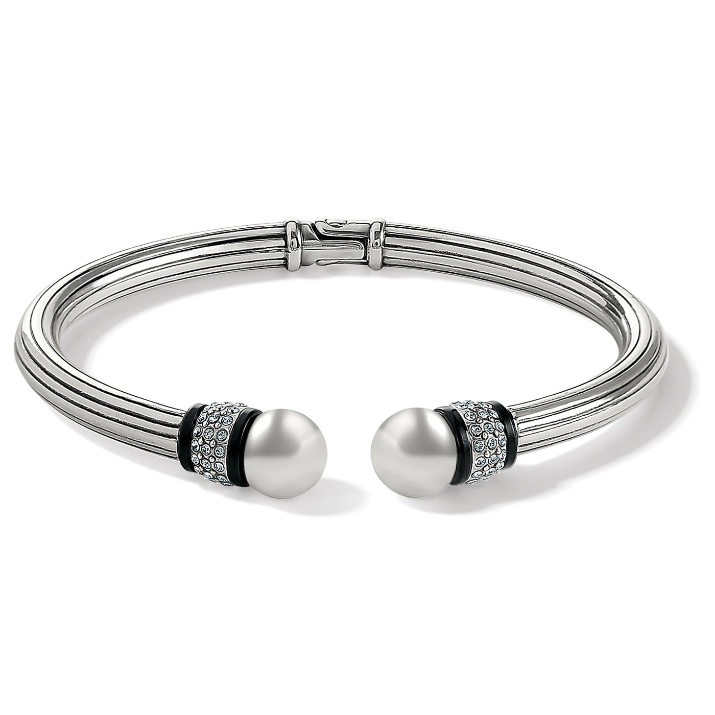 MERIDIAN BLK OPEN HNG BANGLE