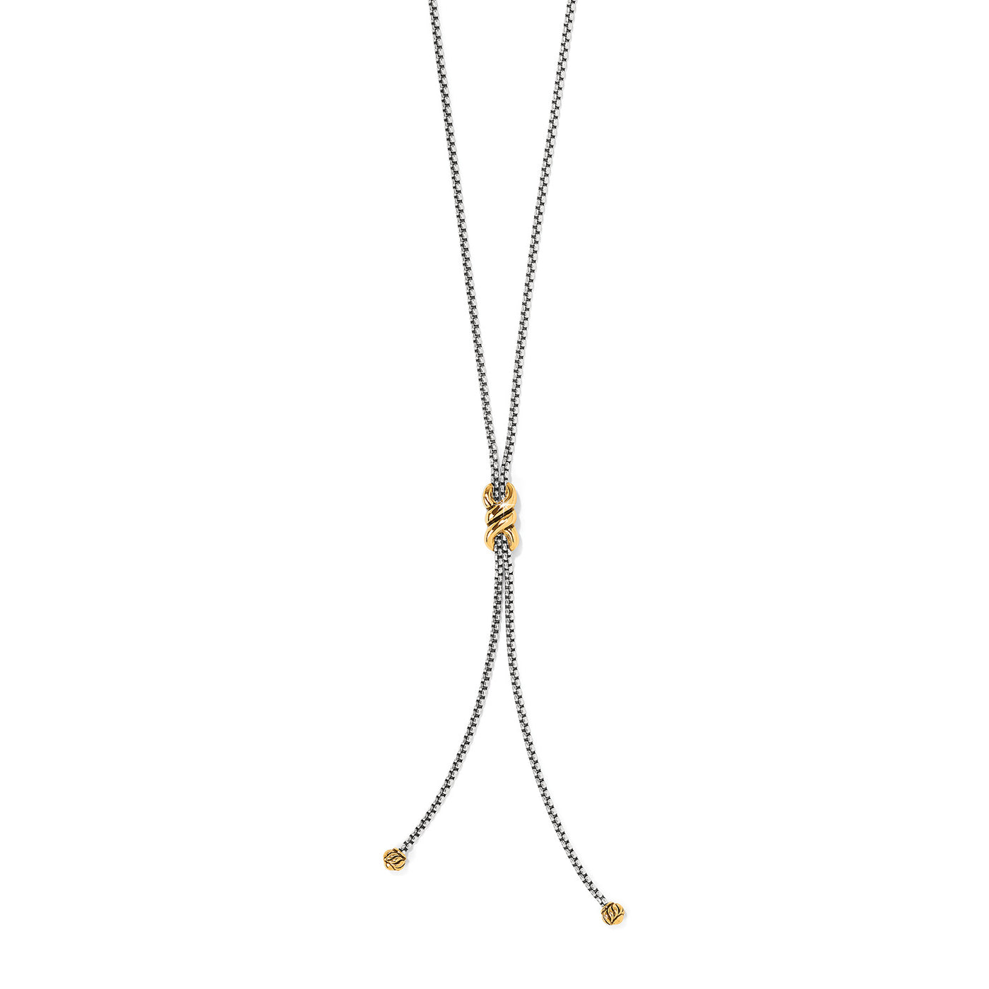 Interlok Twist Two Tone Lariat