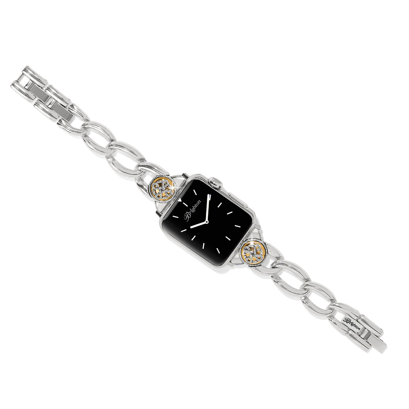 INTERLOK NOIR TWO TONE WATCH BAND