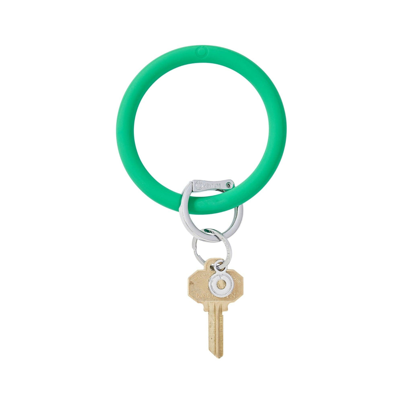 Silicone Big O® Key Ring - Shamrock