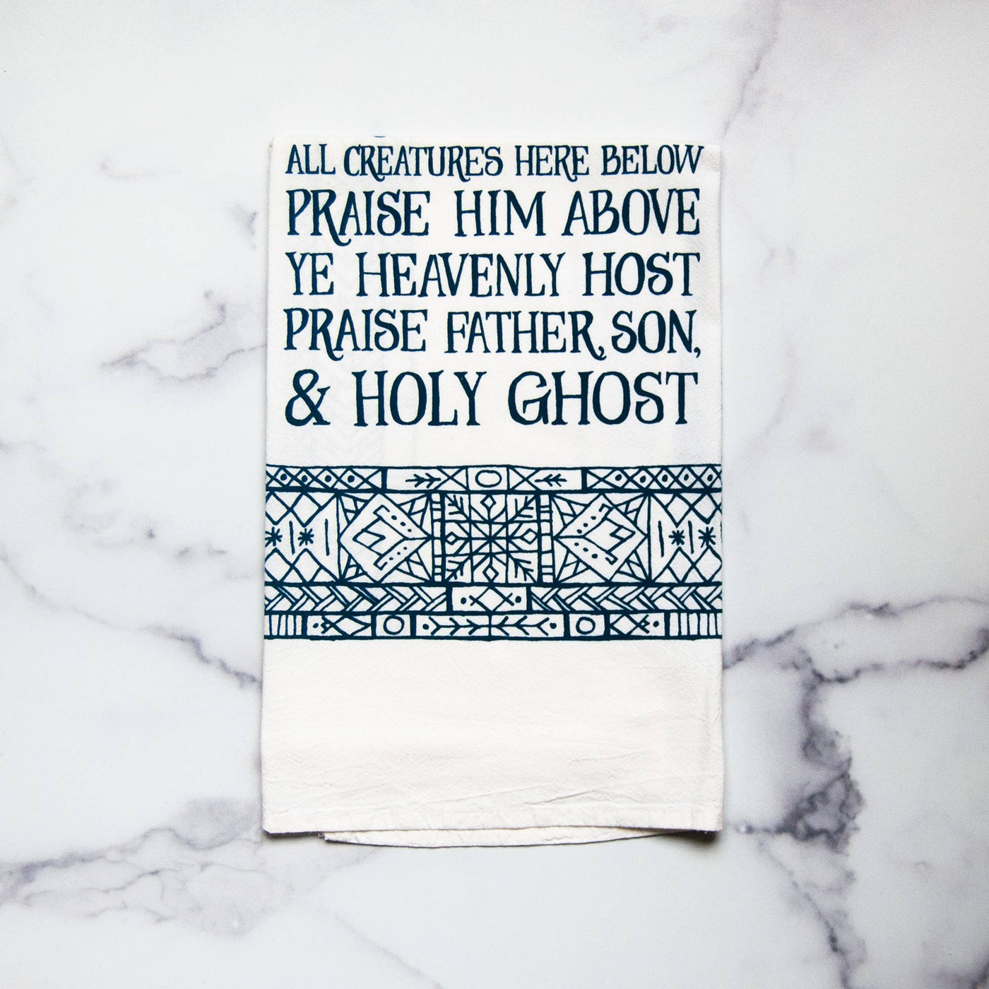 Doxology Hymn Tea Towely