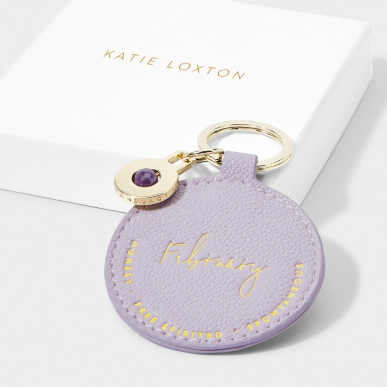 Katie Luxton Birthstone Keychains Pastels
