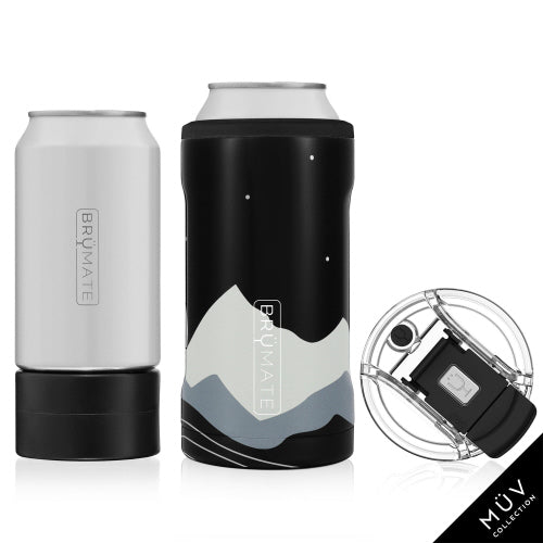 BrMate Hopsulator DUO 2-in-1 Can Cooler Insulated for 12oz Cans